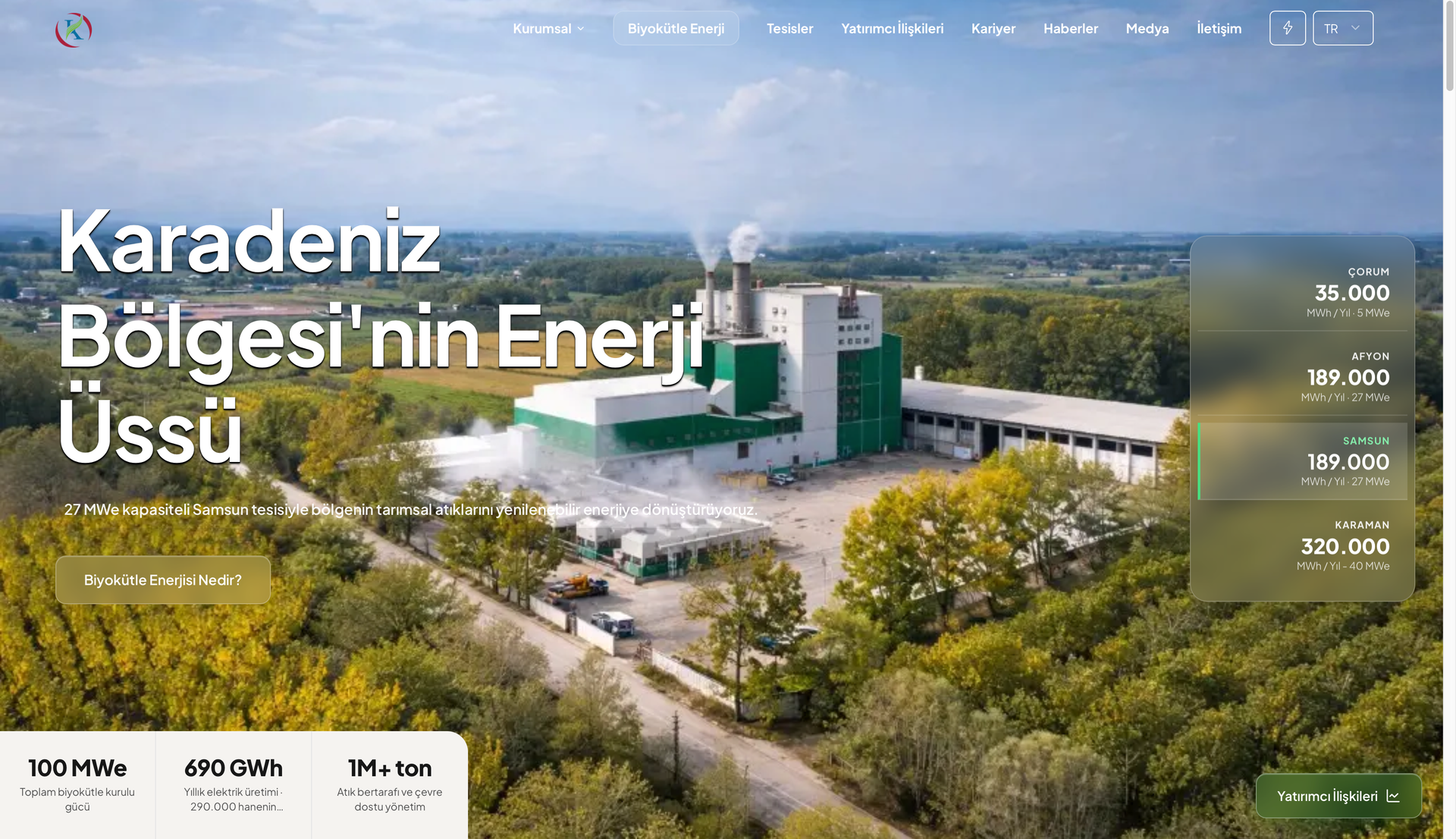 Oltan Köleoğlu Enerji web sitesi referansı