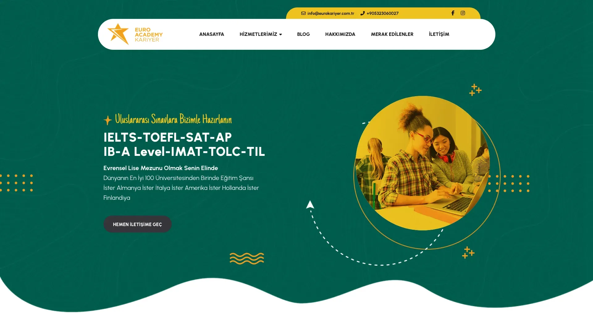 Euro Academy Kariyer web sitesi referansı