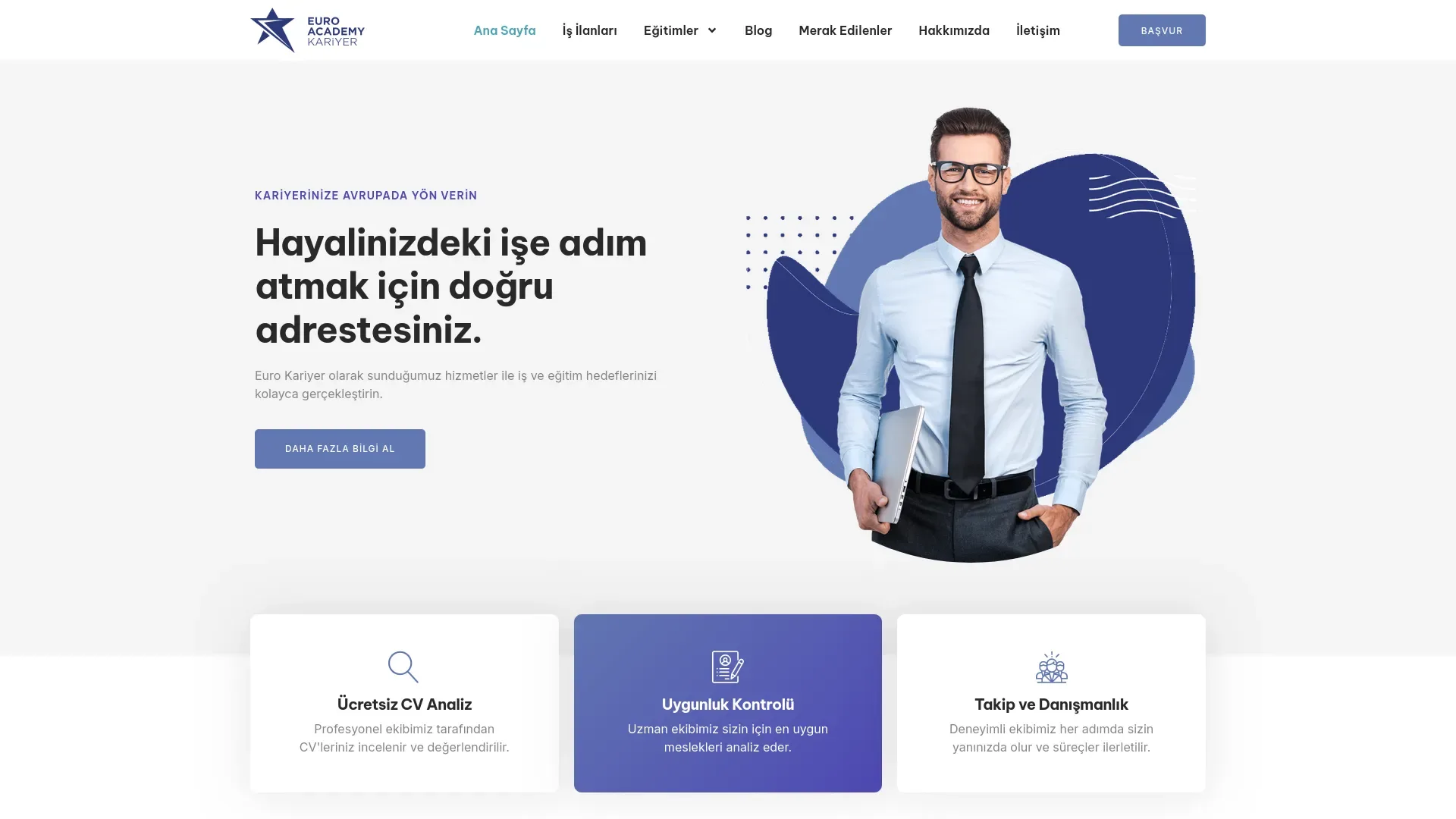 Euro Kariyer web sitesi referansı